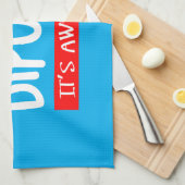 I hate being bipolar geschirrtuch (Viertel Falte)