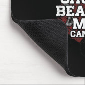 I Hate Being Y But I'm A Chubby Bearded Man Mousepad (Ecke)