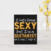 I Hate Being Y But I'm A Guitarist So I Can't Help Karte (Gelbe Blume)