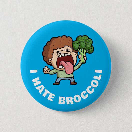 I Hate Broccoli Button (Vorderseite)