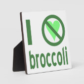 I Hate Broccoli Fotoplatte (Vorderseite)
