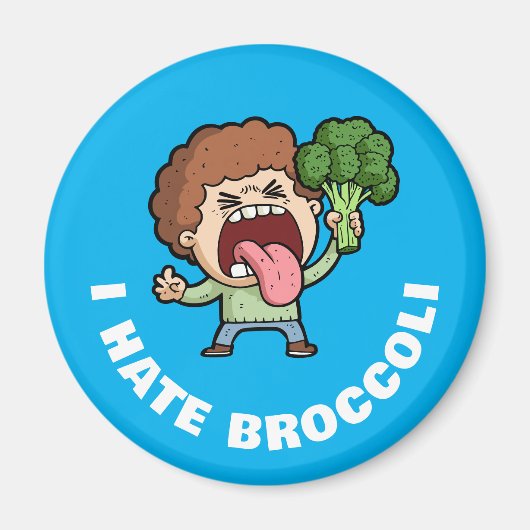 I Hate Broccoli Magnet (Vorne)