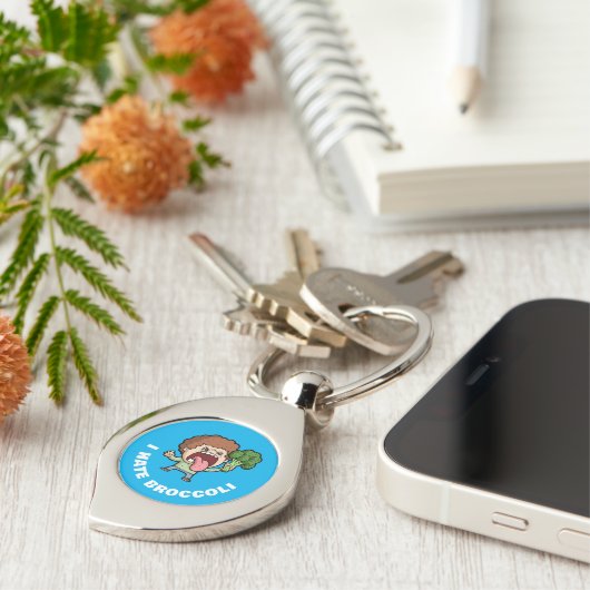 I Hate Broccoli Schlüsselanhänger (Seite)