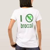I Hate Broccoli T-Shirt (Rückseite)