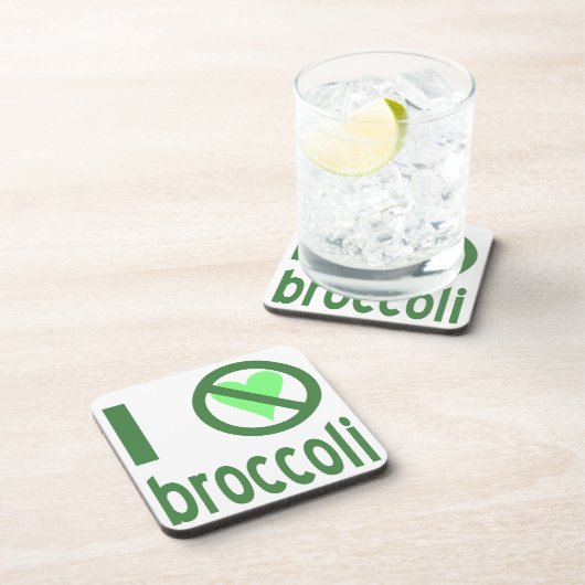 I Hate Broccoli Untersetzer (Rechte Seite)