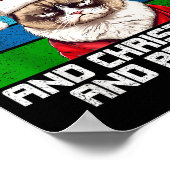 I Hate Christmas Holidays Haters Black Uni-adults  Poster (Ecke)