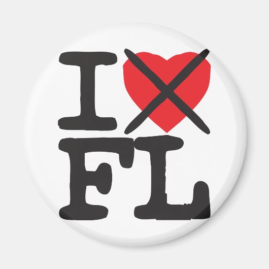 I Hate FL - Florida Magnet (Vorne)