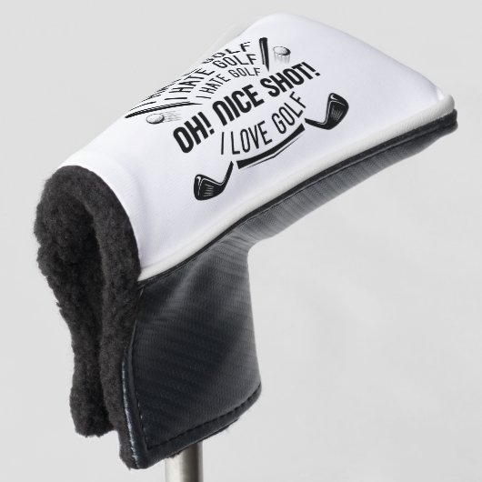 I Hate Golf Golf Headcover (3/4 Vorderseite)