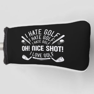 I Hate Golf Headcover