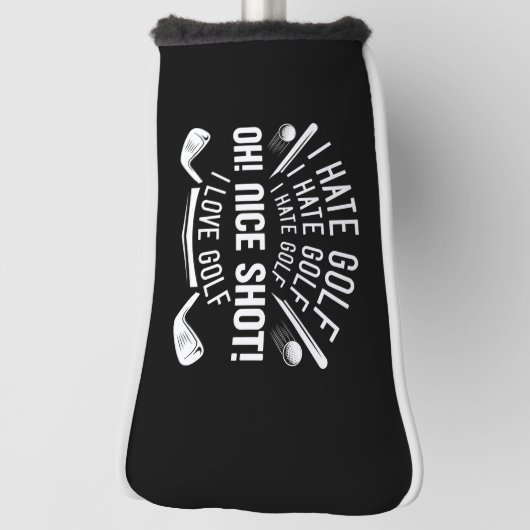 I Hate Golf Headcover (Rotieren 90)