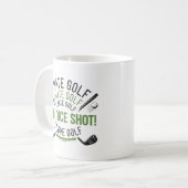 I Hate Golf Kaffeetasse (Vorderseite Links)