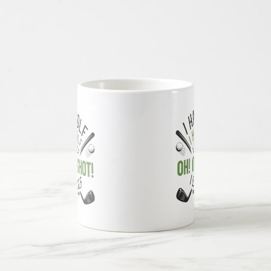I Hate Golf Kaffeetasse (Mittel)