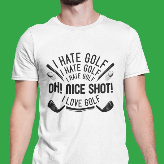 I Hate Golf T-Shirt