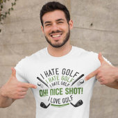 I Hate Golf T-Shirt