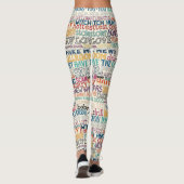 I hate how stupid everything is typography leggings (Rückseite)