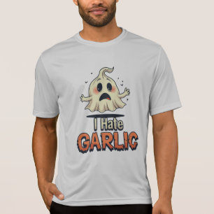 I Hate Knolic Ghost - Funny Halloween Knoblauch Ha T-Shirt