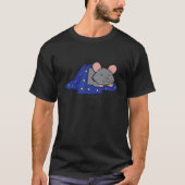 I Hate Mornings Sleeping Rat T-Shirt (Vorderseite)