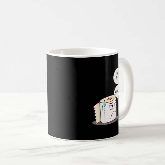 I Hate My Job Seriously_ - Funny Toilet Paper Kaffeetasse (VorderseiteRechts)