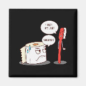 I Hate My Job Seriously_ - Funny Toilet Paper Magnet (Vorne)