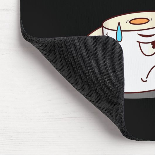 I Hate My Job Seriously_ - Funny Toilet Paper Mousepad (Ecke)