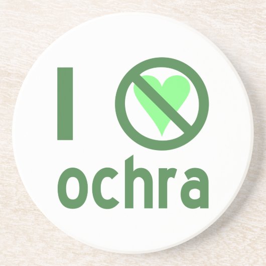 I Hate Ochra Getränkeuntersetzer (Vorne)