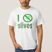 I Hate Olives (Green) Men's T-Shirt (Vorderseite)