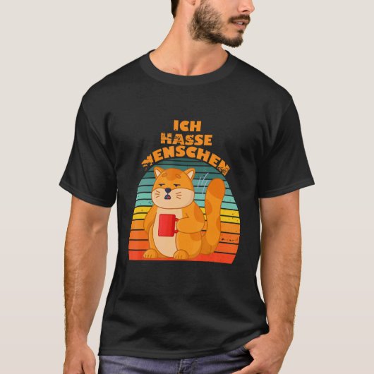 I hate people and cool looking T-Shirt (Vorderseite)