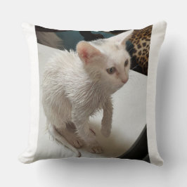 I Hate People! Cat Throw Pillow Kissen