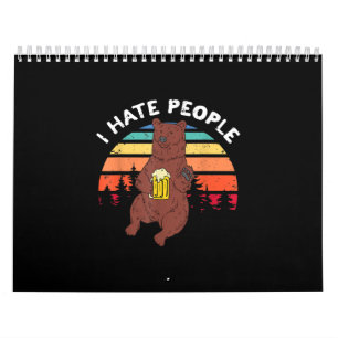 I Hate People - Funny Camping Trekking Outdoor Kalender