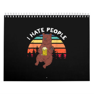 I Hate People - Funny Camping Trekking Outdoor Kalender