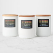 I Hate Programming - Funny Programmer I Lebensmitteletikett (Flaschen)