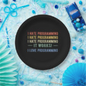 I Hate Programming - Funny Programmer I Pappteller (Party)