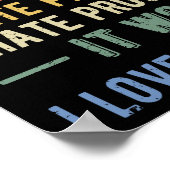 I Hate Programming - Funny Programmer I Poster (Ecke)