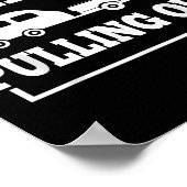 I Hate Pulling Out Funny Camping Trailer Travel Me Poster (Ecke)