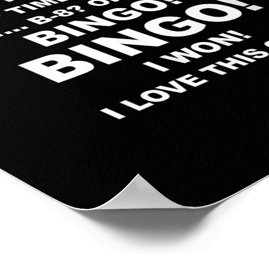 I Hate This Stud Game I'm Never Playing Again Bing Poster (Ecke)