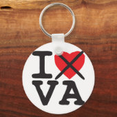 I Hate VA - Virginia Schlüsselanhänger (Vorderseite)