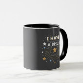 I Have a Dream Inspirational Starburst Art Tasse (VorderseiteRechts)