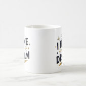 I Have a Dream Inspirational Typography Design Kaffeetasse (Mittel)