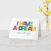 I have a dream karte (Gelbe Blume)