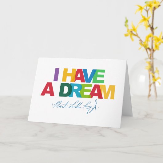 I have a dream karte (Gelbe Blume)