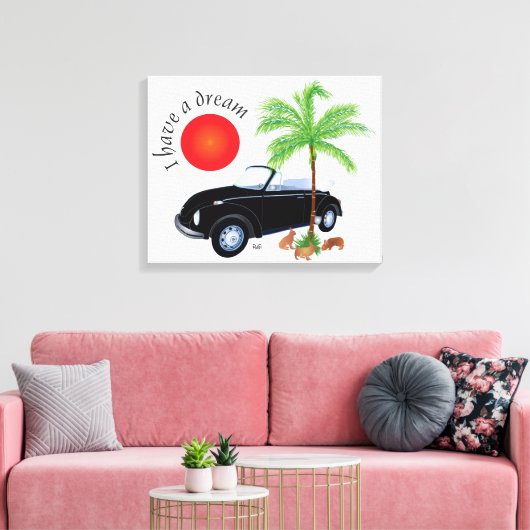 I have a dream leinwanddruck (Insitu (Wohnzimmer))