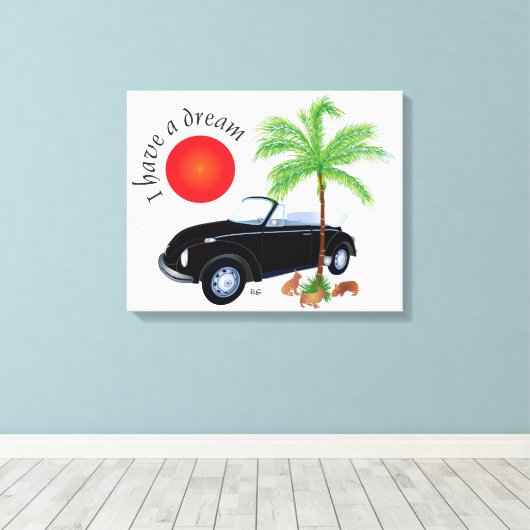 I have a dream leinwanddruck (Insitu (Holzboden))