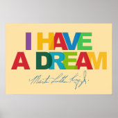I have a dream poster (Vorne)
