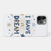 I Have a Dream Starburst Typography Art Case-Mate iPhone Hülle (Rückseite (Horizontal))