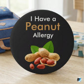 I Have A Peanut Allergy" Medical Alert Safety Button