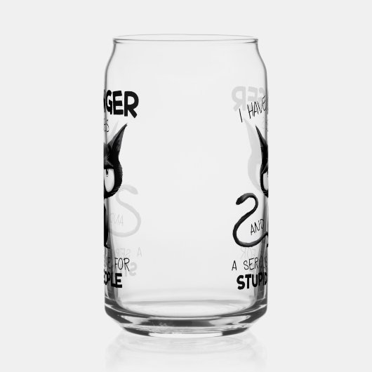 I Have Anger Issues Funny Cat Lover Gift  Dosenglas (Rechts)