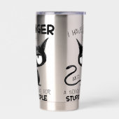 I Have Anger Issues Funny Cat Lover Gift Thermobecher (Links)