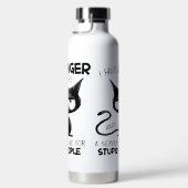 I Have Anger Issues Funny Cat Lover Gift Trinkflasche (Rechts)