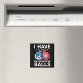 I Have Big Beautiful Balls Christmas Funny Couple Magnet (In Situ (Geschirrspüler))