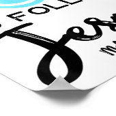 I Have Decided To Follow Jesus Established 2025 Wh Poster (Ecke)